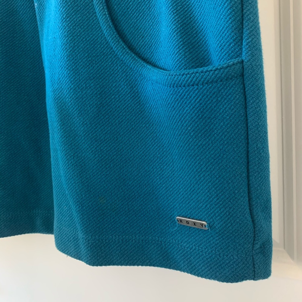 Roxy Teal Mini Skirt